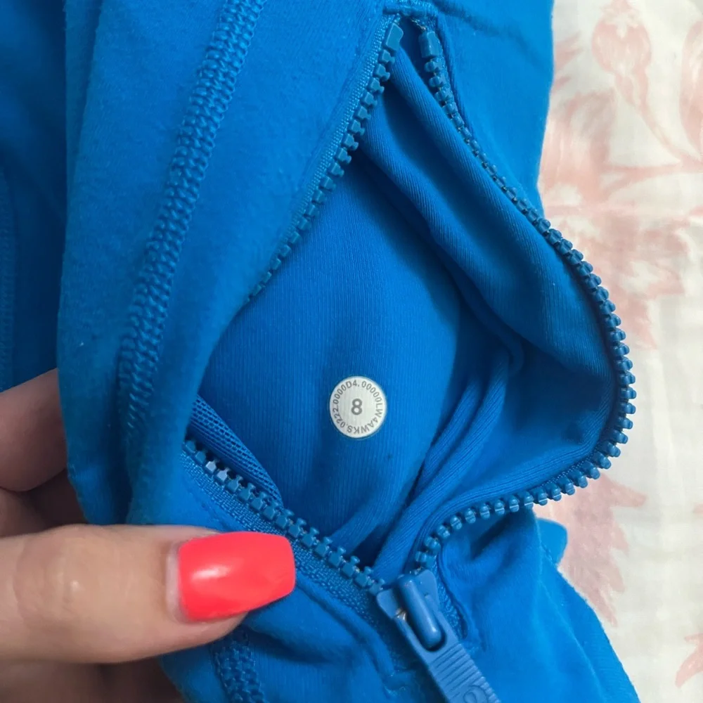 lululemon athletica Blue Full-Zip Athletic Jacket